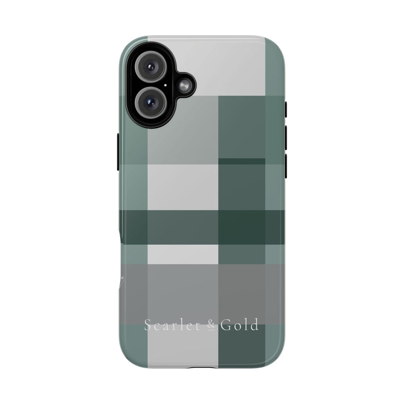 The Green & Grey Plaid | Phone Case