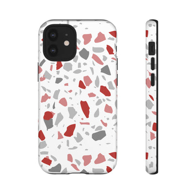 The Red & Black Terrazzo | Phone Case