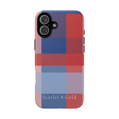 The Red & Royal Plaid | Phone Case