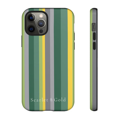 The Green & Yellow Stripes | Phone Case