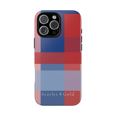 The Red & Royal Plaid | Phone Case