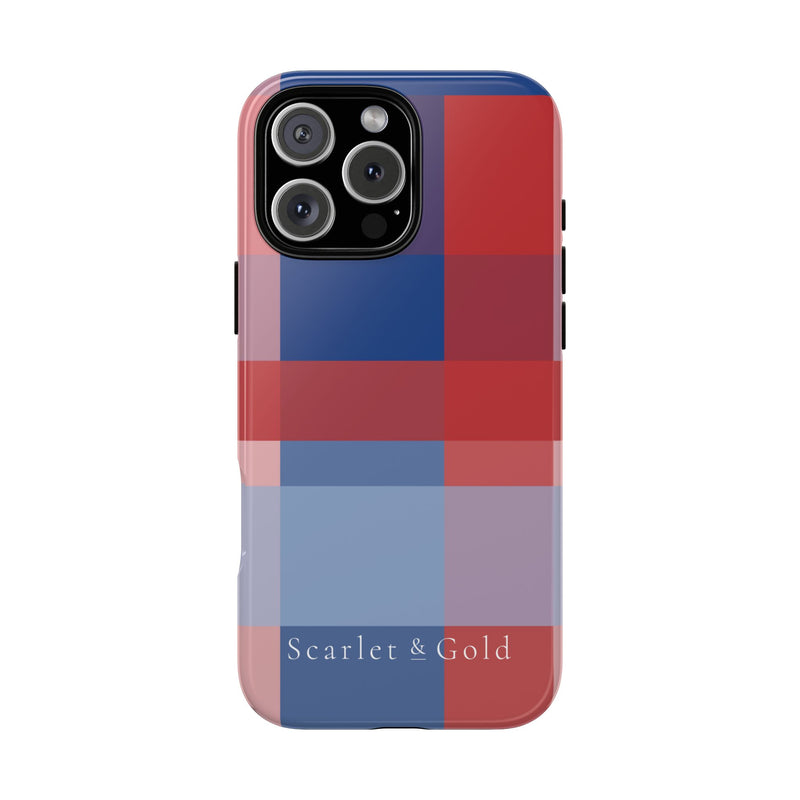 The Red & Royal Plaid | Phone Case