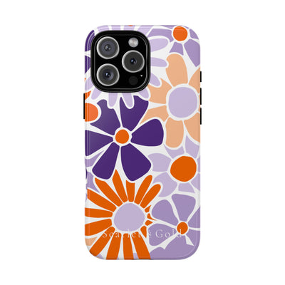 The Orange & Purple Floral | Phone Case