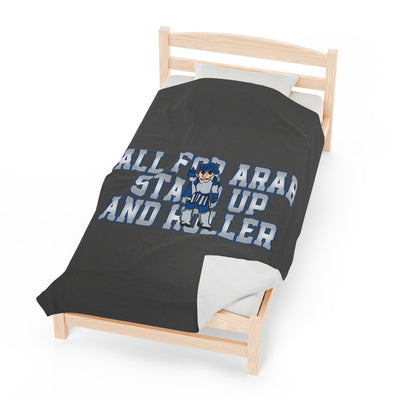 The All For Arab Stand Up and Holler | Velveteen Plush Blanket