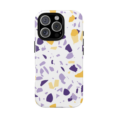 The Yellow & Purple Terrazzo | Phone Case