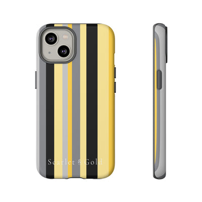 The Yellow & Black Stripes | Phone Case