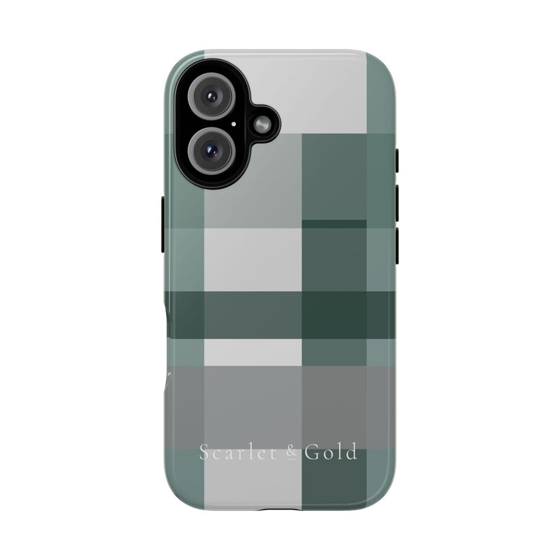 The Green & Grey Plaid | Phone Case