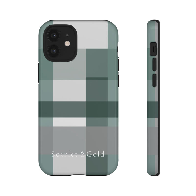 The Green & Grey Plaid | Phone Case