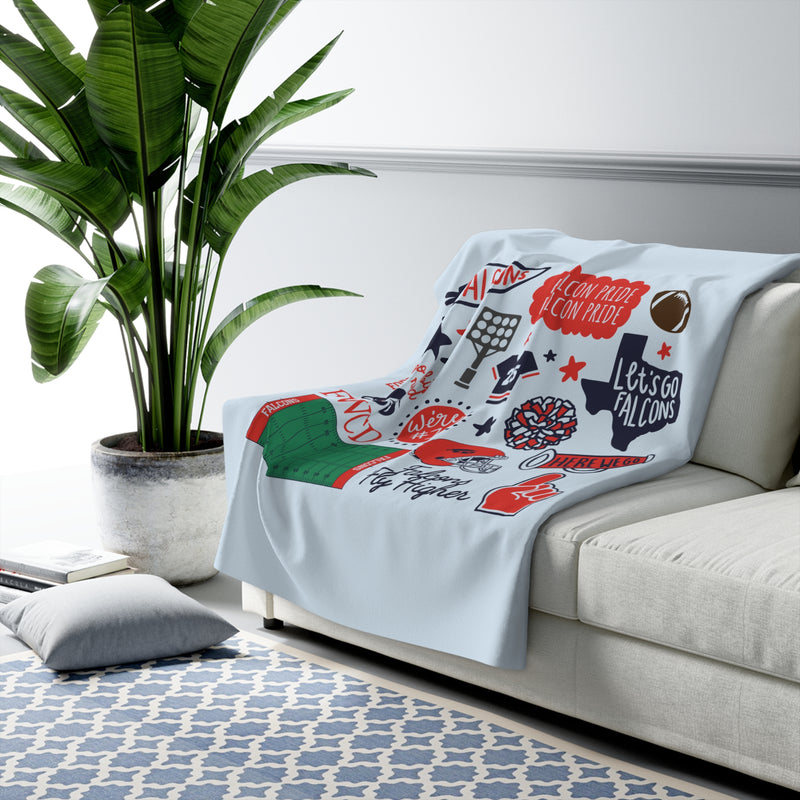 The All Things Fort Worth | Sherpa Fleece Blanket