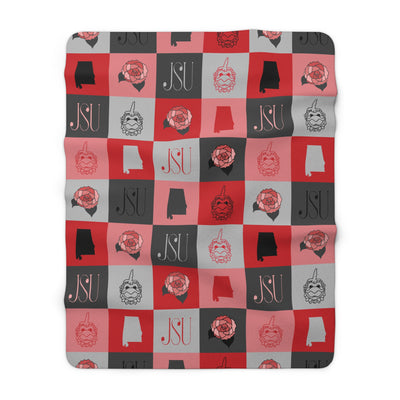 The Jax State All the Things | Sherpa Fleece Blanket