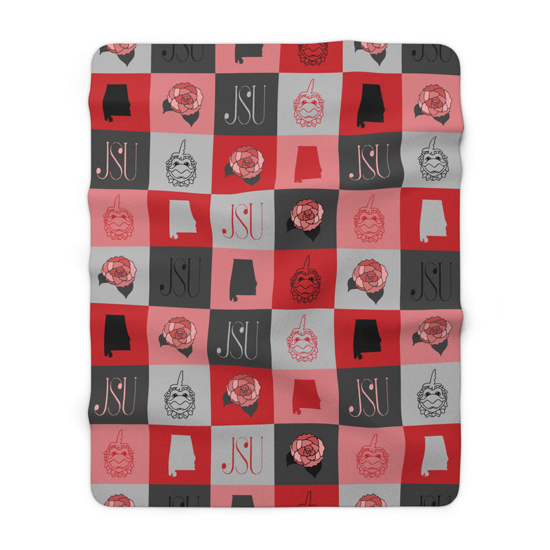 The Jax State All the Things | Sherpa Fleece Blanket