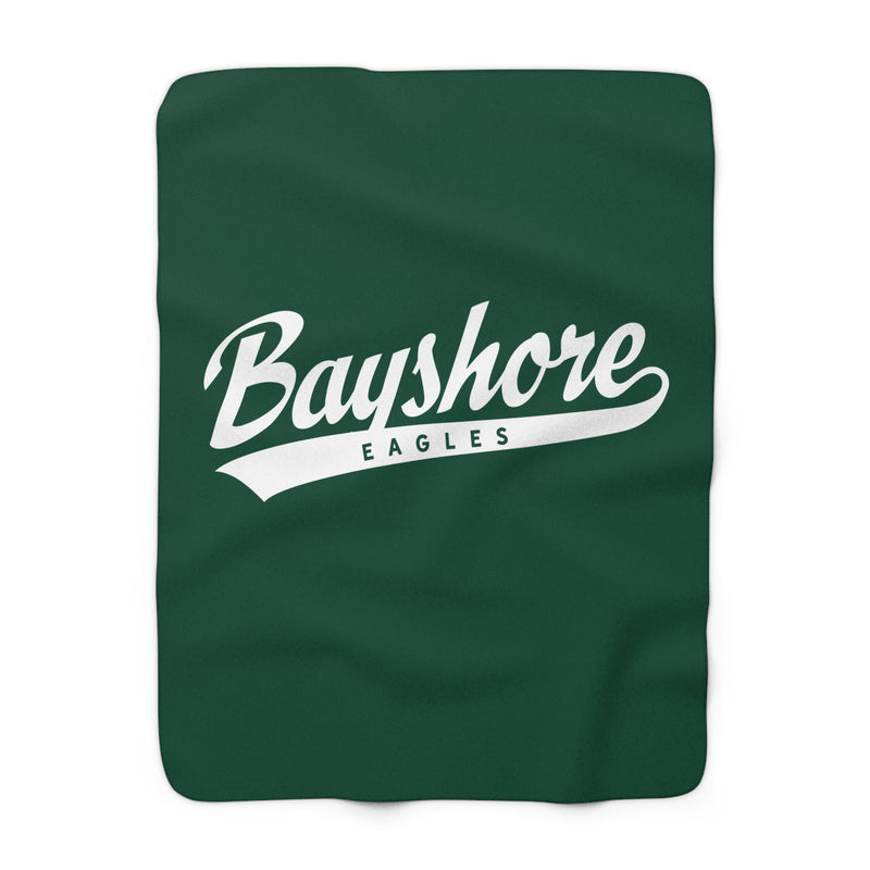 The Bayshore Swoosh | Sherpa Fleece Blanket