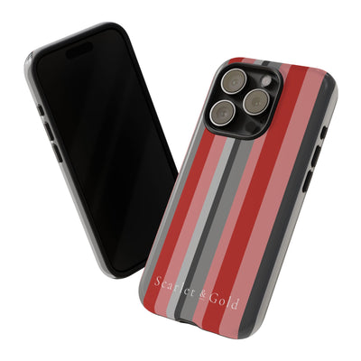 The Red & Black Stripes | Phone Case