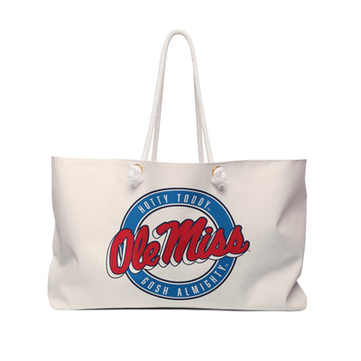 The Ole Miss Script Logo Circle | Weekender Bag