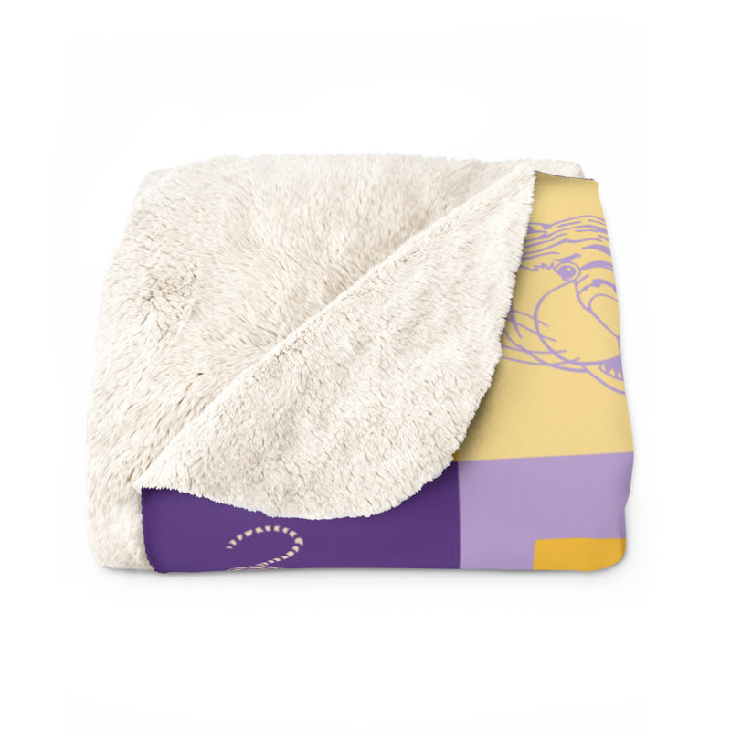 The LSU All the Things | Sherpa Fleece Blanket