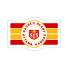 The SACRED HEART STRIPES |  Sticker
