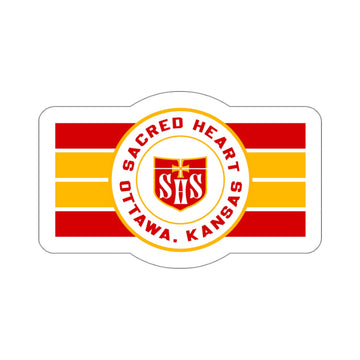 The SACRED HEART STRIPES |  Sticker