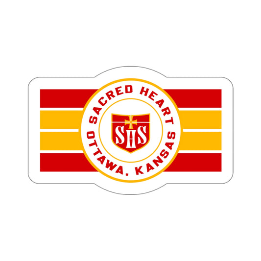 The SACRED HEART STRIPES |  Sticker