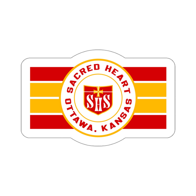 The SACRED HEART STRIPES |  Sticker