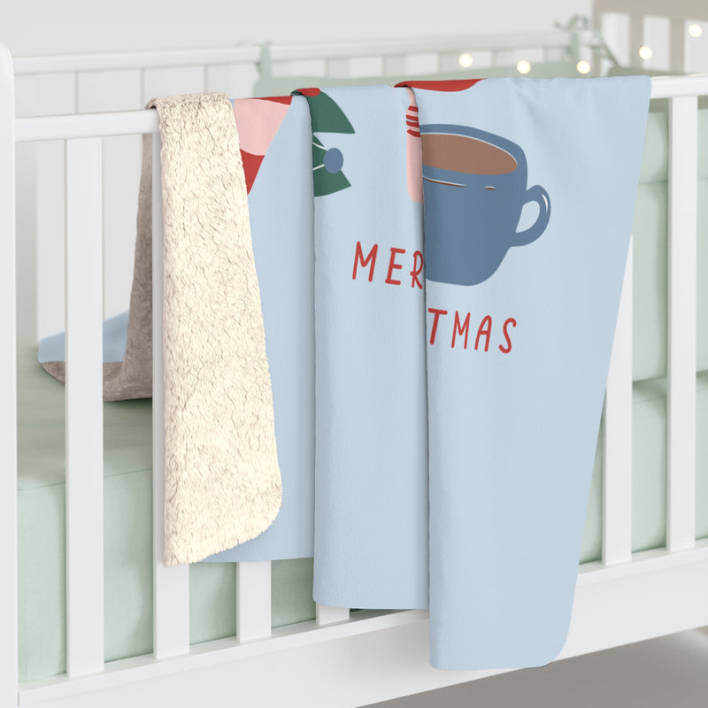 The All Things Christmas | Sherpa Fleece Blanket