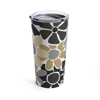 The Black and Gold Floral | Tumbler 20oz