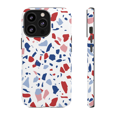 The Red & Royal Terrazzo | Phone Case