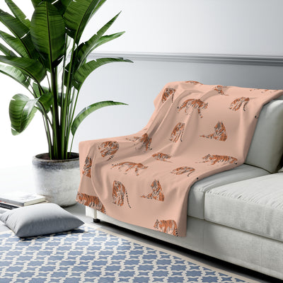 The Tiger Pattern | Sherpa Fleece Blanket