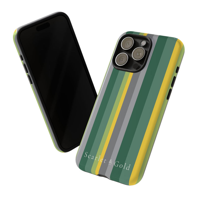 The Green & Yellow Stripes | Phone Case