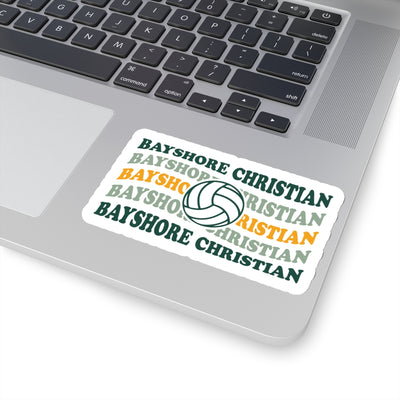 The BAYSHORE VOLLEYBALL WAVY | Sticker