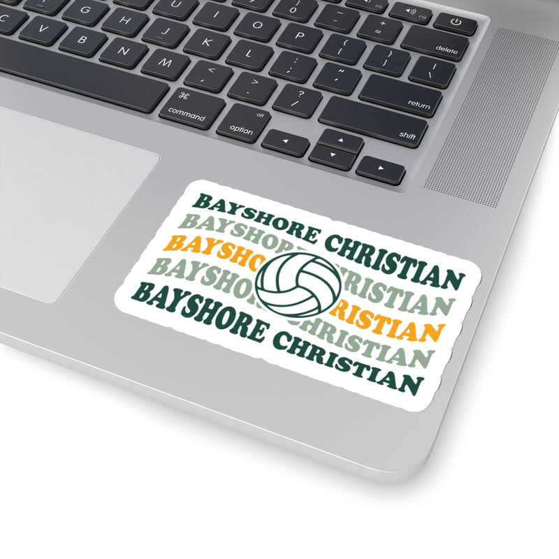 The BAYSHORE VOLLEYBALL WAVY | Sticker