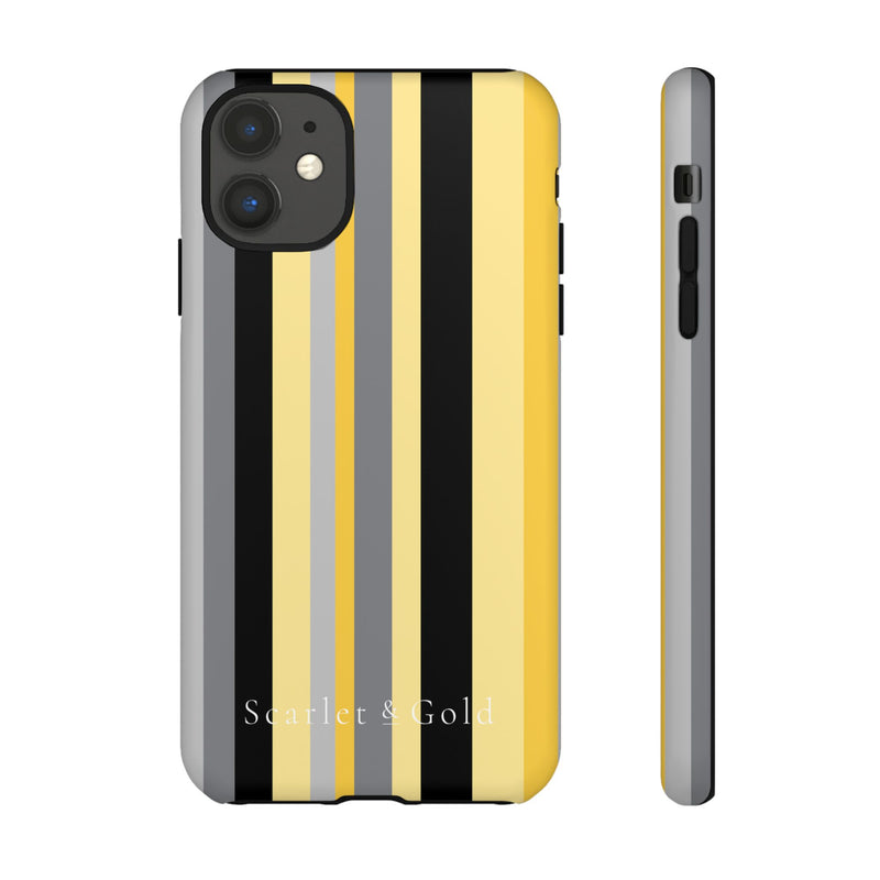 The Yellow & Black Stripes | Phone Case