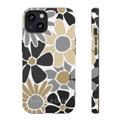 The Black & Gold Floral | Phone Case