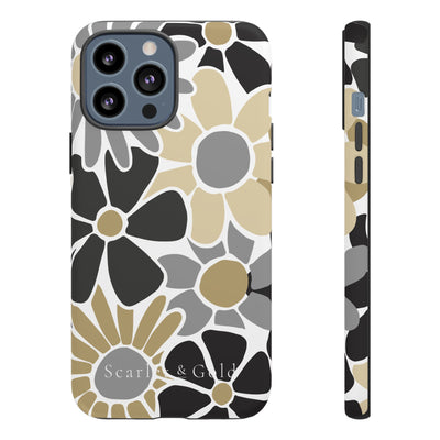 The Black & Gold Floral | Phone Case