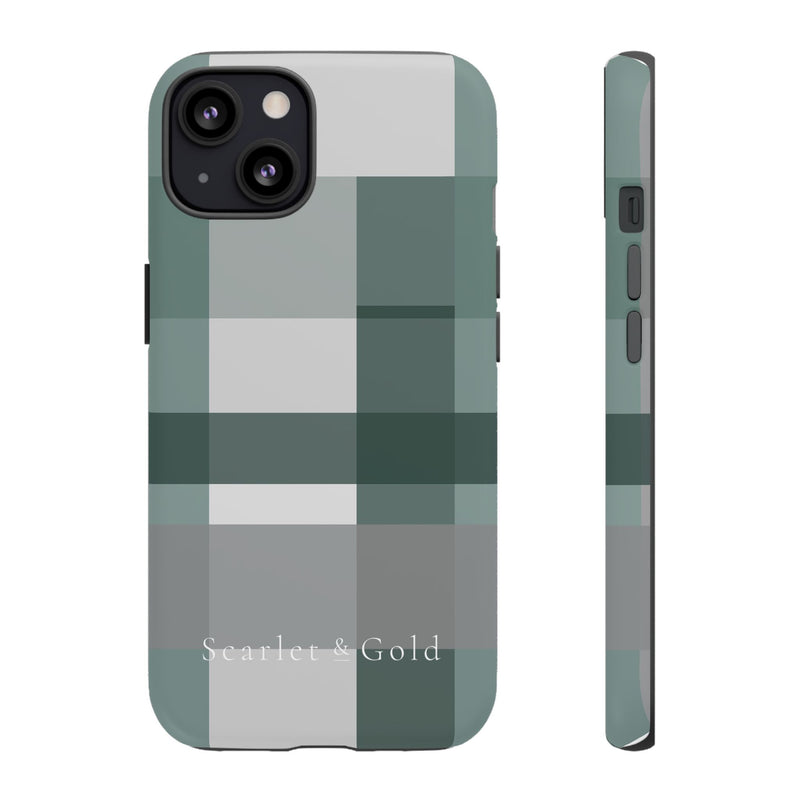 The Green & Grey Plaid | Phone Case