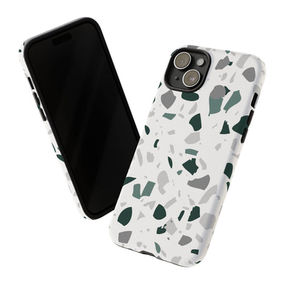 The Green & Grey Terrazzo | Phone Case