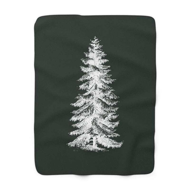 The Christmas Pine | Sherpa Fleece Blanket