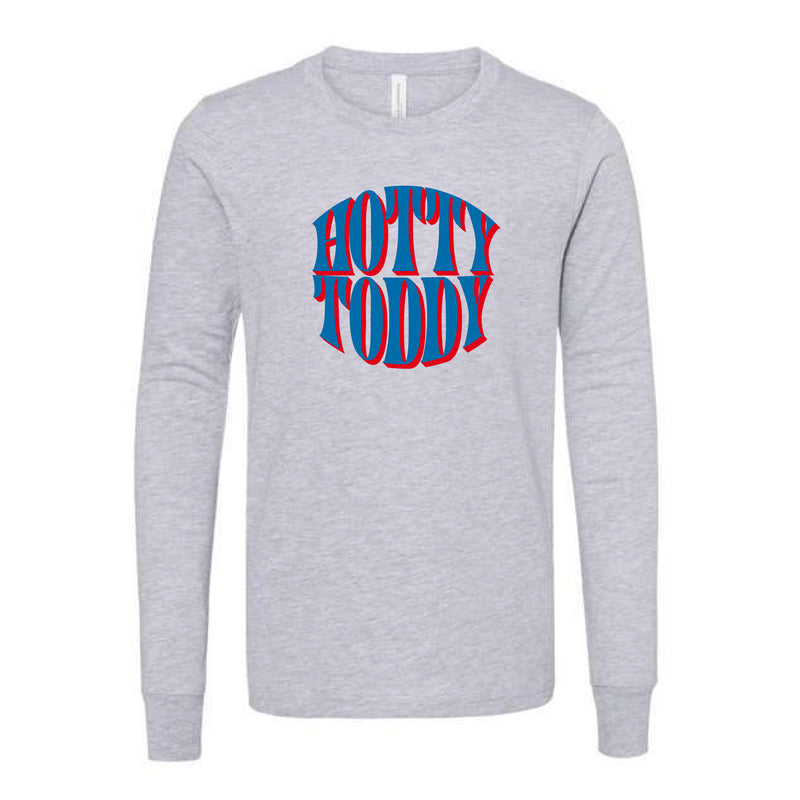 The Retro Hotty Toddy |Athletic Heather Kids Long Sleeve