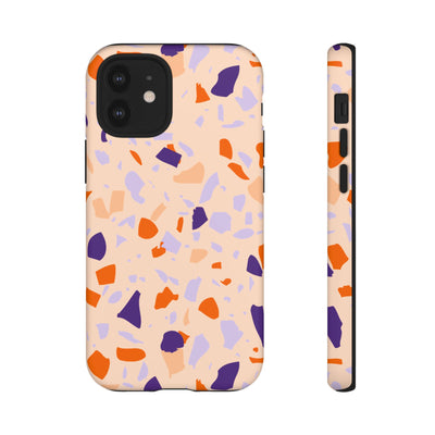 The Orange & Purple Terrazzo | Phone Case