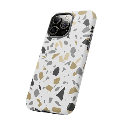 The Black & Gold Terrazzo | Phone Case