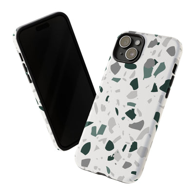 The Green & Grey Terrazzo | Phone Case