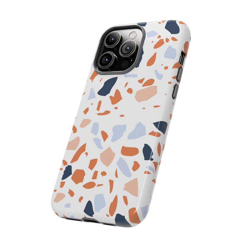 The Orange & Blue Terrazzo | Phone Case