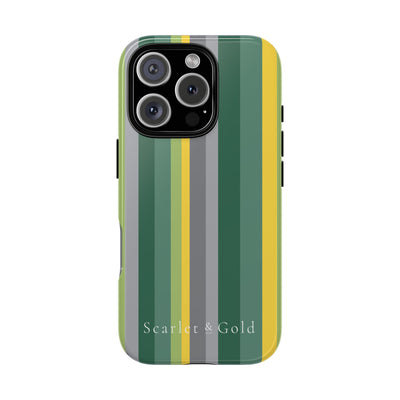 The Green & Yellow Stripes | Phone Case