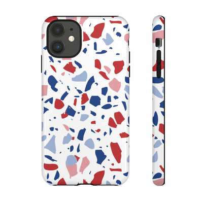 The Red & Royal Terrazzo | Phone Case