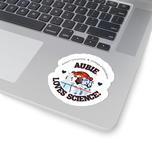 The Aubie Loves Science | Sticker