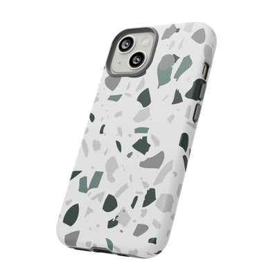 The Green & Grey Terrazzo | Phone Case