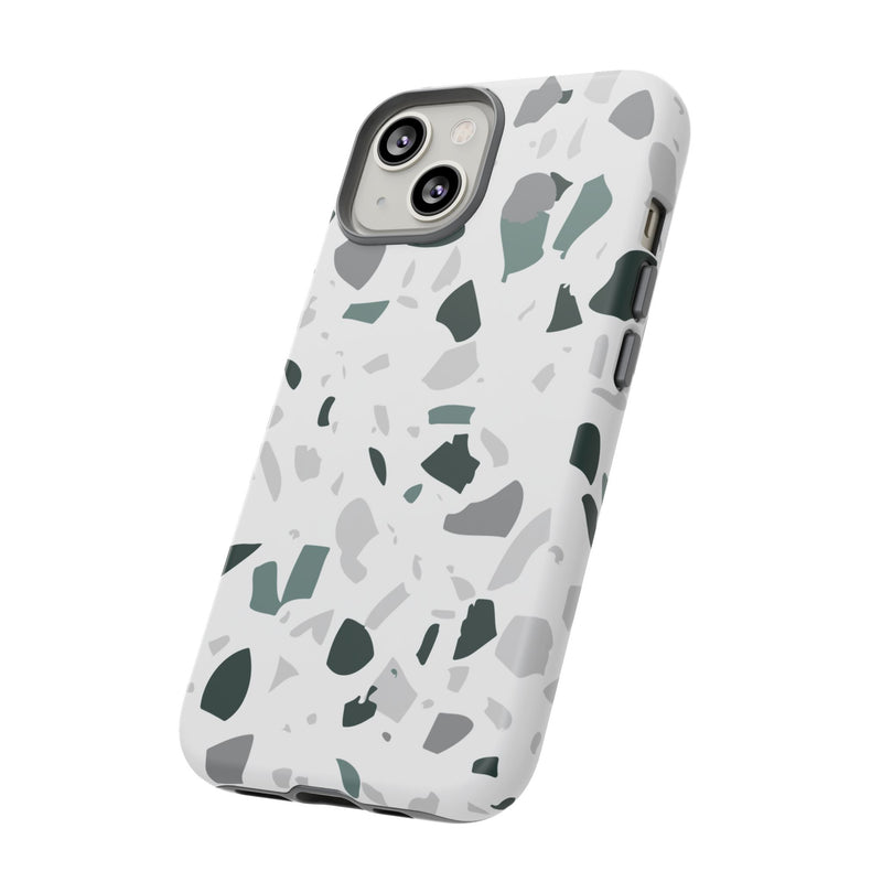 The Green & Grey Terrazzo | Phone Case