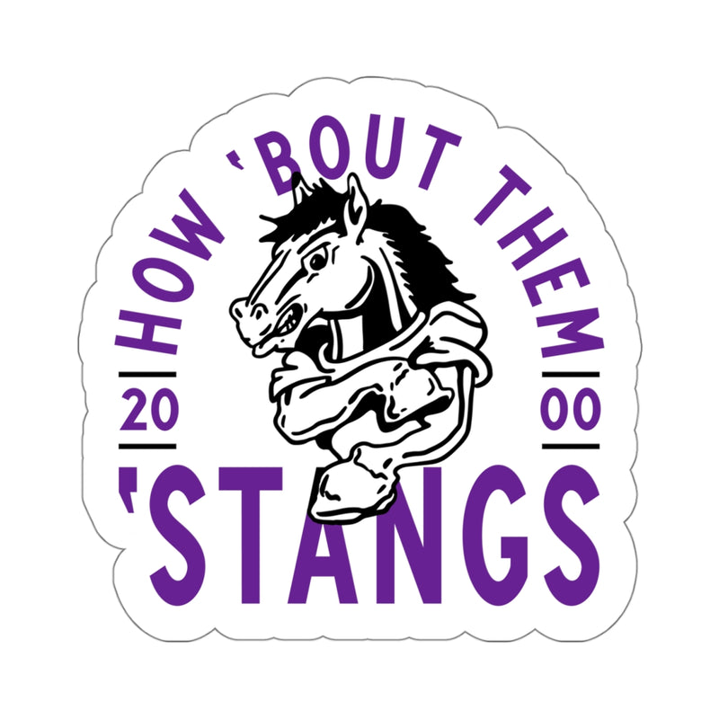 The HOW BOUT THE STANGS | Sticker