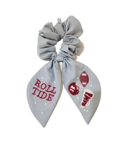 The University of Alabama Beaded Scrunchie