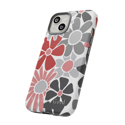 The Red & Black Floral | Phone Case