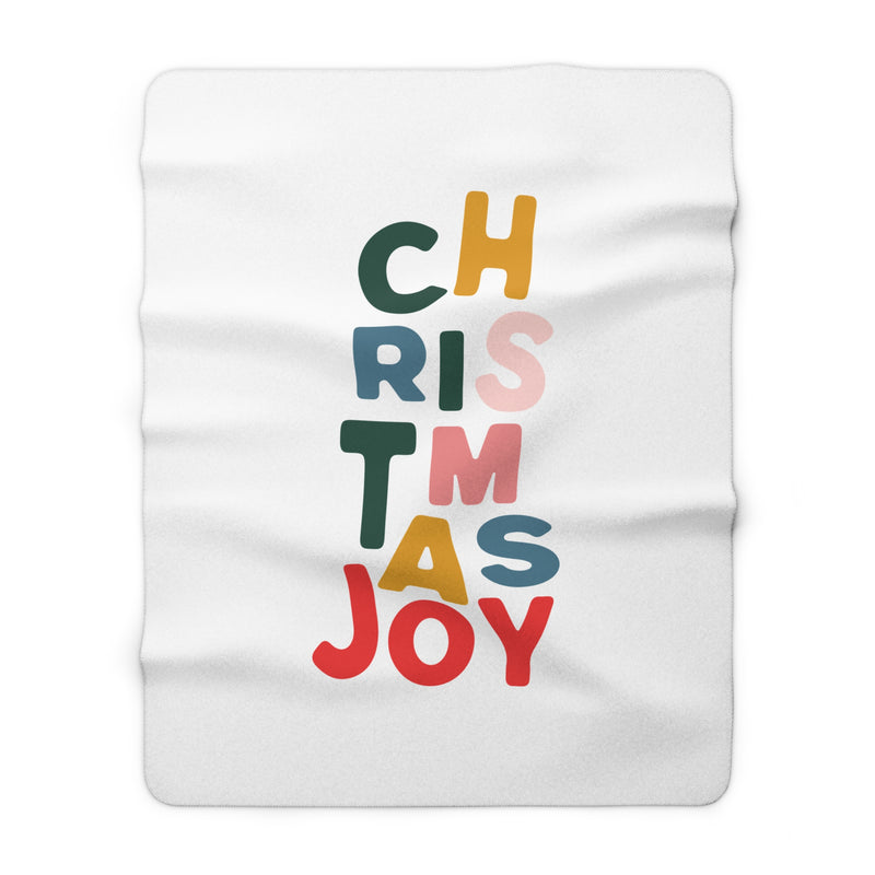 The Christmas Joy | Sherpa Fleece Blanket